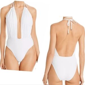 NWT Ramy Brook 'Annka' Plunging One-piece Swimsuit, XS